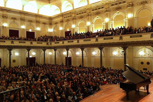 Główna sala Concertgebouw, chwila przed koncertem, fot. Łukasz Koterba