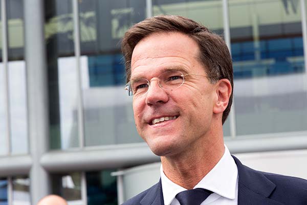 W holenderskich sejmie VVD to ugrupowanie z największą liczbą mandatów, a lider partii, Mark Rutte, jest premierem Holandii. Na zdjęciu: Mark Rutte, fot. Shutterstock