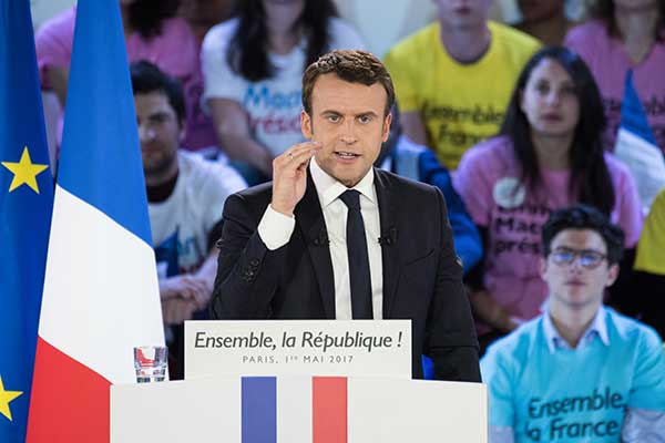 Emmanuel Macron, fot. Frederic Legrand - COMEO / Shutterstock.com
